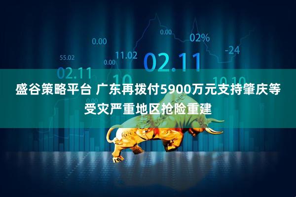 盛谷策略平台 广东再拨付5900万元支持肇庆等受灾严重地区抢险重建