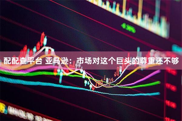 配配查平台 亚马逊：市场对这个巨头的尊重还不够
